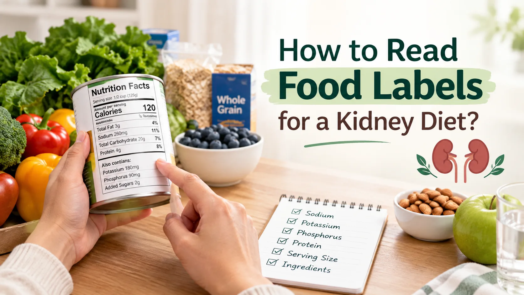 How to Read Food Labels for a Kidney Diet?